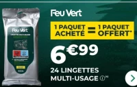 24 Lingettes Multi-Usage Feu Vert