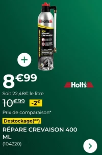 Holts RÉPARE CREVAISON 400 ML