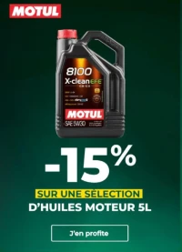 Sélection d'huiles moteur 5L Motul