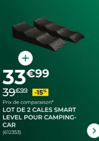 LOT DE 2 CALES SMART LEVEL POUR CAMPING-CAR