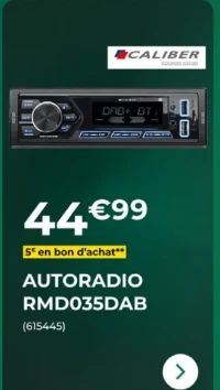 Autoradio RMD035DAB Caliber