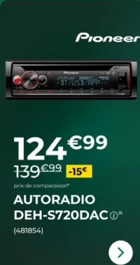 Autoradio DEH-S720DAC Pioneer