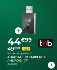 Adaptateur Carplay & Androïd t'nb