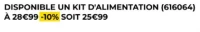 KIT D'ALIMENTATION (616064)