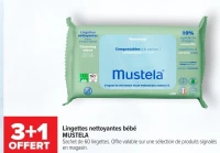 Lingettes nettoyantes bébé MUSTELA