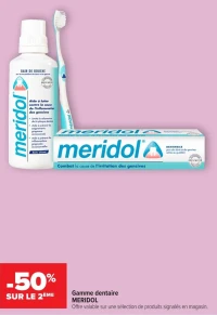 Gamme dentaire MERIDOL