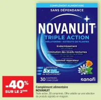 Complément alimentaire NOVANUIT Triple Action