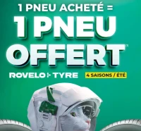 1 pneu acheté = 1 pneu offert Rovelo Tyre