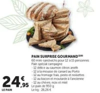 PAIN SURPRISE GOURMAND