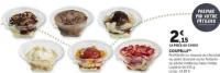COUPELLE (Profiterole, mousse au chocolat, poire chocolat, ile flottante, pêche melba, fraise melba)