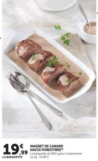 MAGRET DE CANARD SAUCE FORESTIÈRE