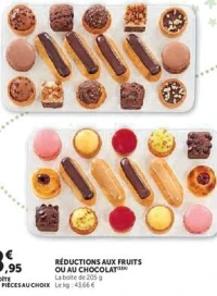 RÉDUCTIONS AUX FRUITS OU AU CHOCOLAT
