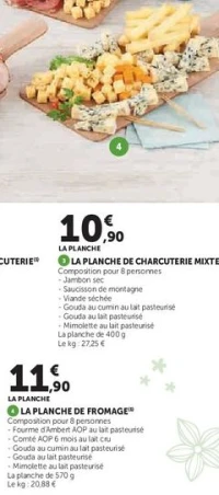 LA PLANCHE DE FROMAGE