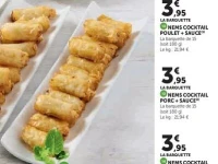 NEMS COCKTAIL PORC + SAUCE