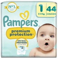 PAMPERS PP Couches taille 1 (2-5 kg) X44