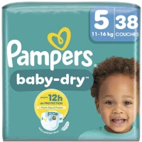 PAMPERS BD Couches taille 5 (11-16 kg) X38