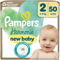PAMPERS HARM NB Couches taille 2 (4-8 kg) X50