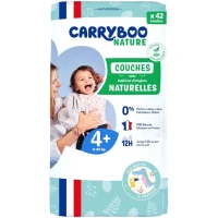 CARRYBOO NATURE Couches écologiques taille 4+ (9-20 kg) X42