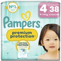 PAMPERS PP Couches taille 4 (9-14 kg) X38