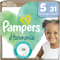 PAMPERS HARM Couches taille 5 (11-16 kg) X31