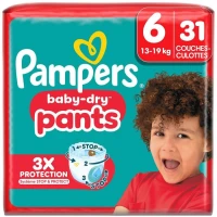 PAMPERS BD PNTS Culottes taille 6 (13-19 kg) X31