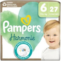 PAMPERS HARM Couches taille 6 (13 kg et +) X27