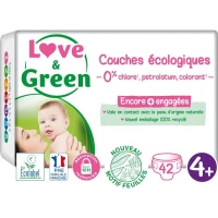 LOVE AND GREEN : Couches écologiques T4+ 9-20 kg