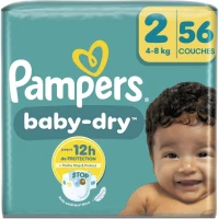 PAMPERS BD Couches taille 2 (4-8 kg) X56