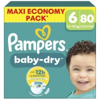 PAMPERS BD Couches taille 6 (13-18 kg) X80