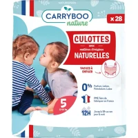 CARRYBOO NATURE Couches-culottes taille 5 (12-18 kg)