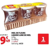 MIEL DE FLEURS LIQUIDE LUNE DE MIEL