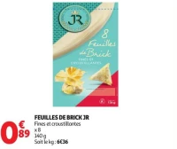 FEUILLES DE BRICK JR