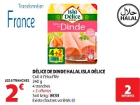DÉLICE DE DINDE HALAL ISLA DÉLICE