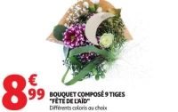 BOUQUET COMPOSÉ 9 TIGES "FÊTE DE L'AÏD"
