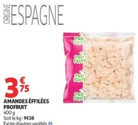 AMANDES ÉFFILÉES PROFRUIT