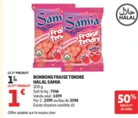 BONBONS FRAISE TENDRE HALAL SAMIA