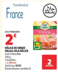 Délice de Dinde Halal Isla Délice
