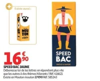 SPEED BAC JAUNE
