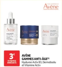 AVÈNE GAMMES ANTI-ÂGE