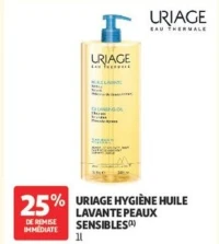 Uriage Hygiène Huile Lavante Peaux Sensibles 1L