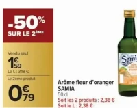 Arôme fleur d'oranger SAMIA