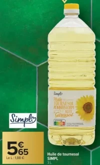 Huile de tournesol SIMPL
