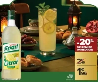 Sirop SPORT Citron