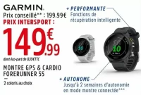MONTRE GPS & CARDIO FORERUNNER 55 GARMIN