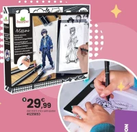 TABLETTE LUMINEUSE A5 - CRÉATION DE PERSONNAGES MANGA