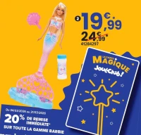 POUPÉE SIRÈNE BULLES MAGIQUES