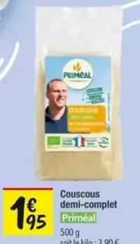 Couscous demi-complet Priméal