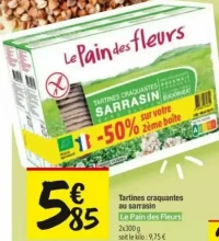 Tartines craquantes au sarrasin