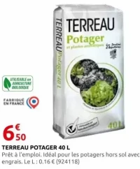 TERREAU POTAGER 40 L