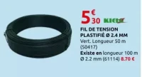 FIL DE TENSION PLASTIFIÉ Ø 2.4 MM